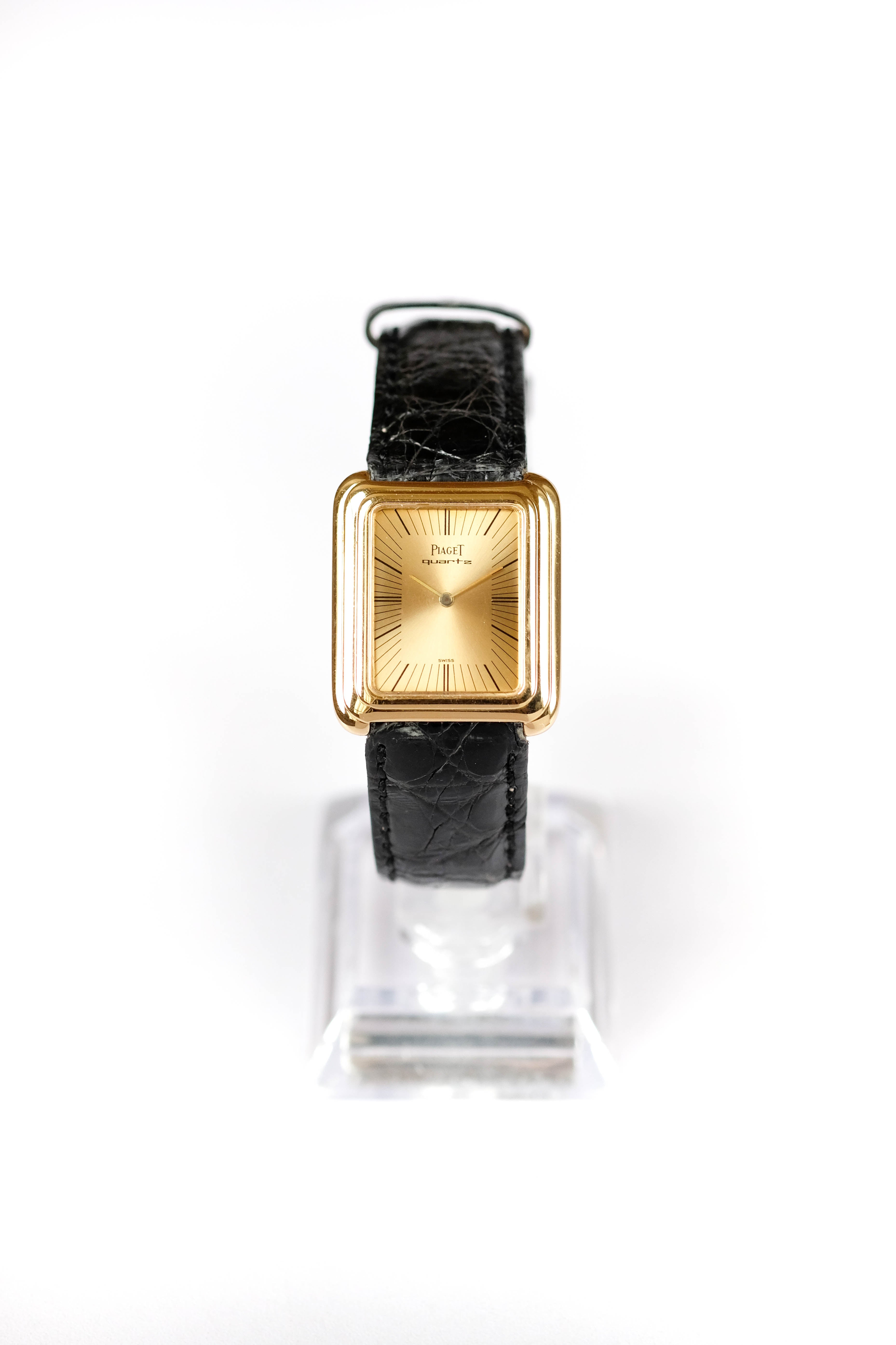 Piaget rectangular quartz ref. 74101 Fran oise Paris