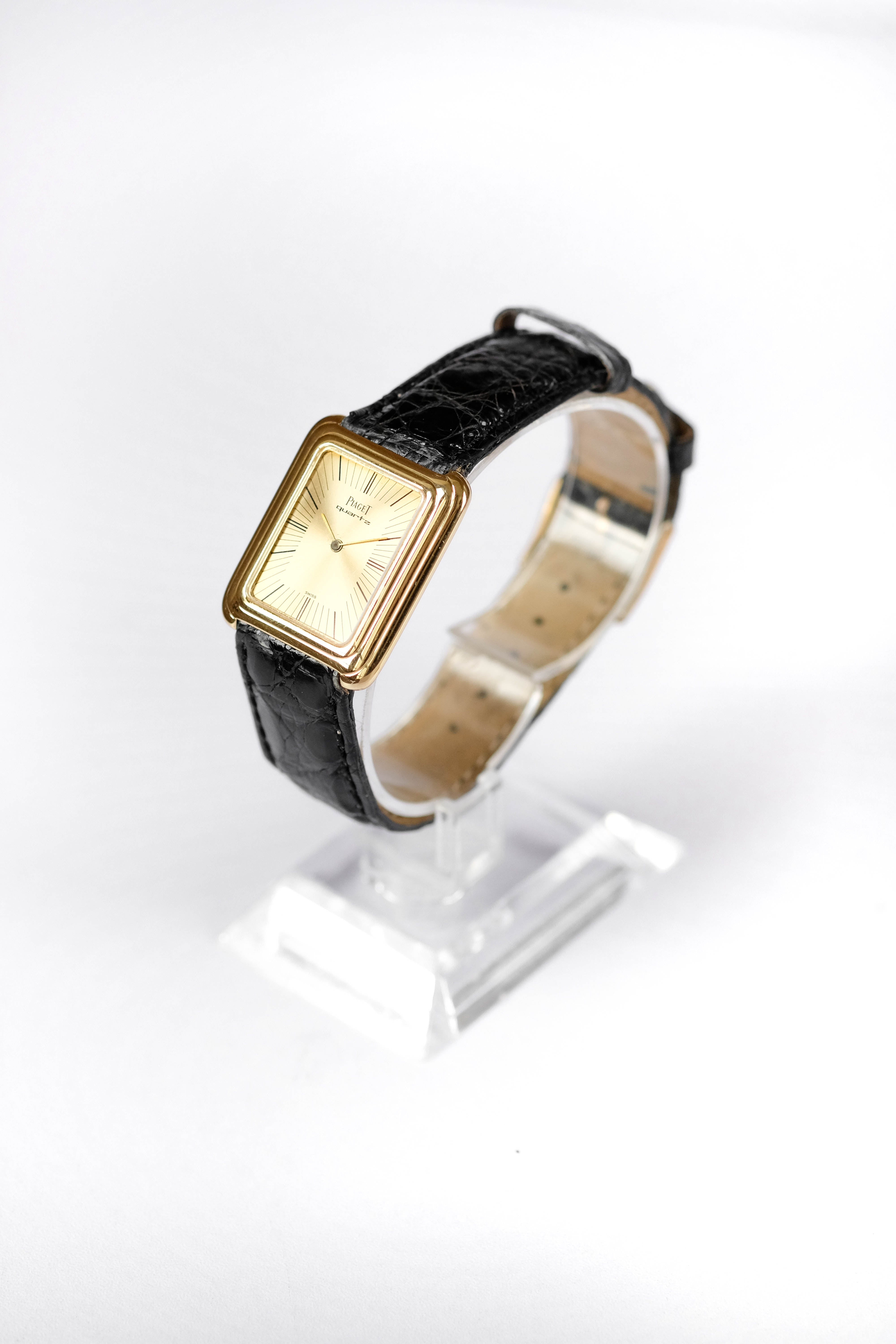 Piaget rectangular quartz ref. 74101 Fran oise Paris