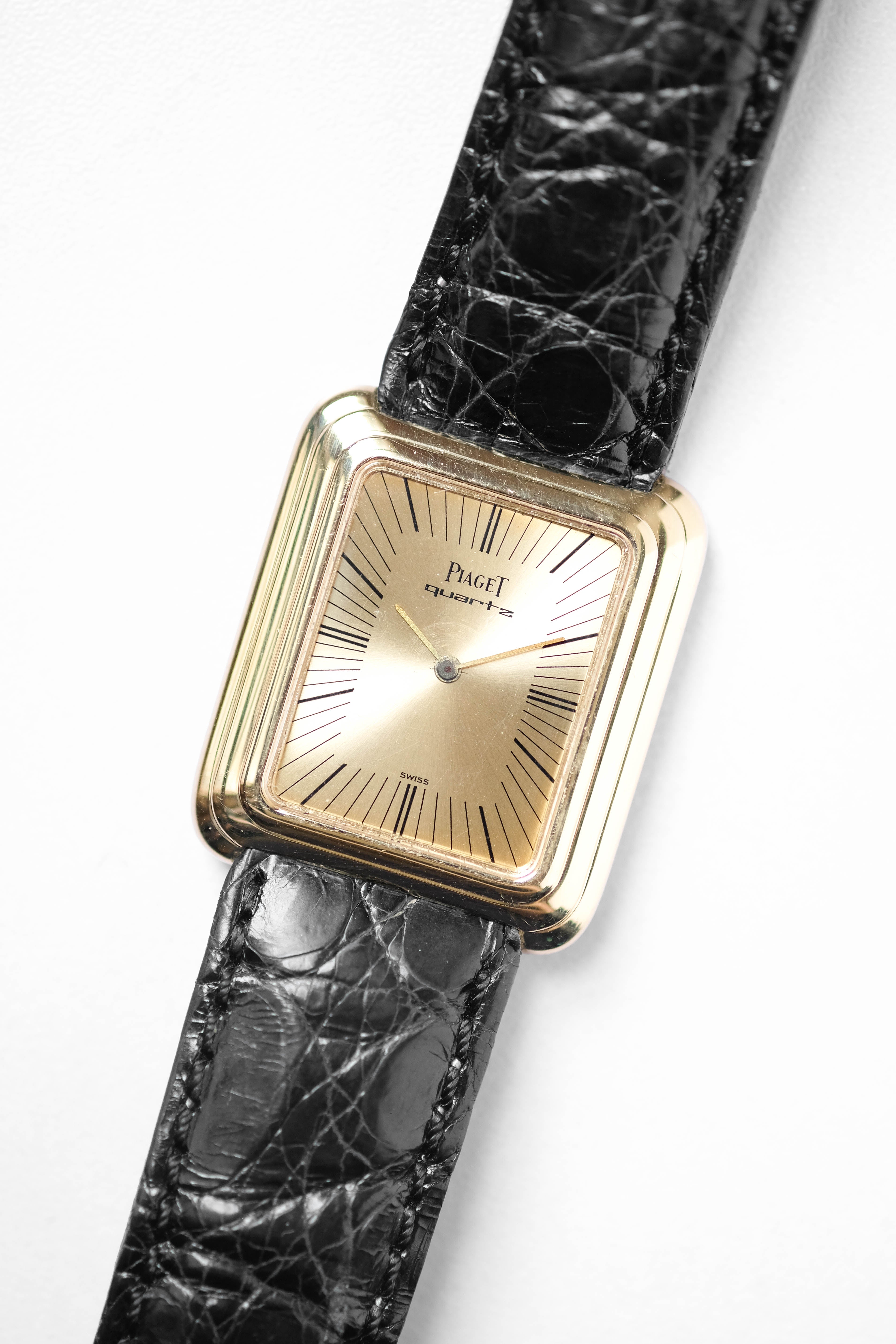 Piaget rectangular quartz ref. 74101 Fran oise Paris