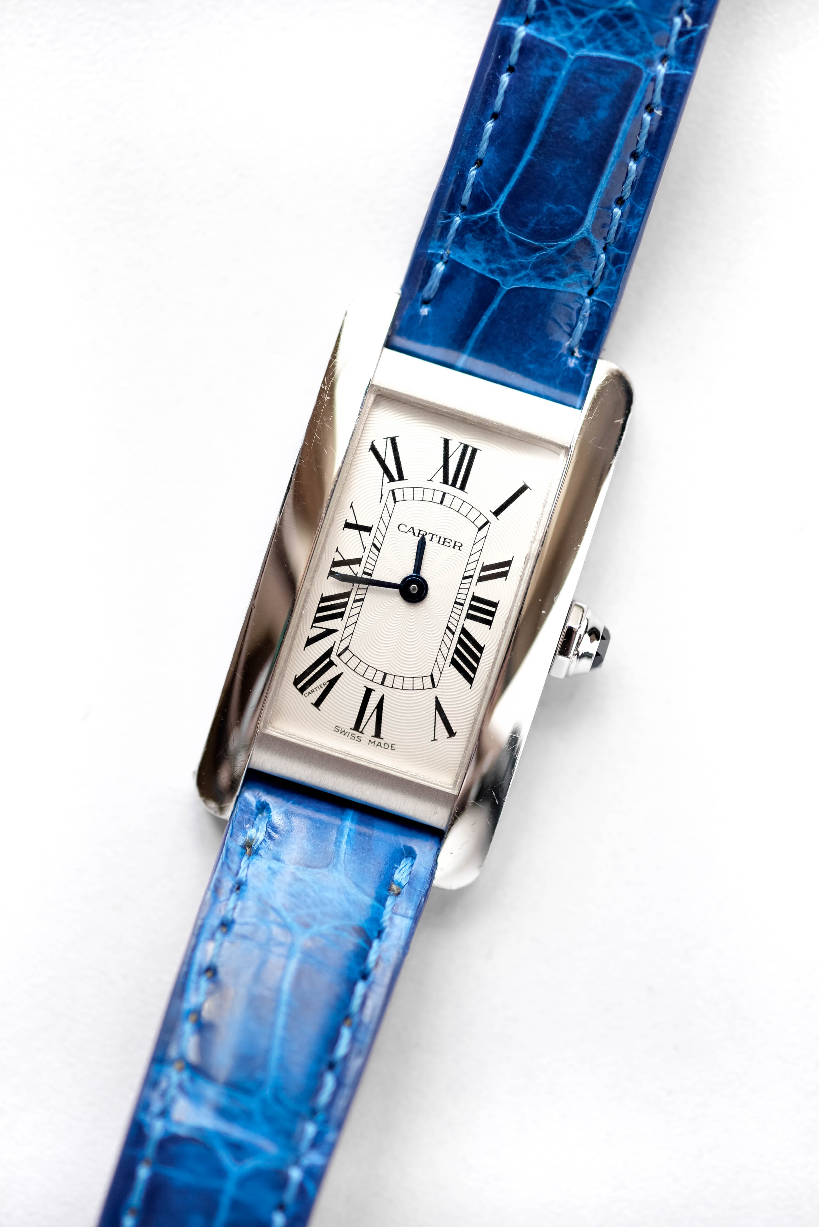 Cartier Tank Americaine white gold full set 2014 Fran oise Paris