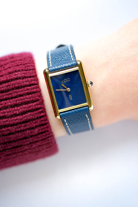 Cartier Tank Must "Blue" Manual - c. 1970