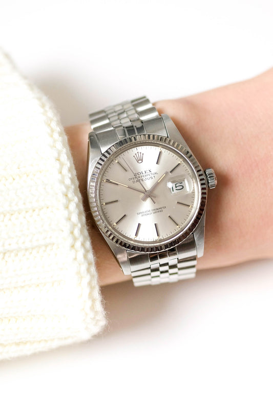 Rolex Datejust Silver Ref. 16014 - Full set - 1984